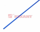Термоусадка   1,5 / 0,75 мм, синяя (упак. 50 шт. по 1 м)  REXANT