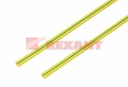 Термоусадка   6,0 / 3,0 мм, желто-зеленая (упак. 50 шт. по 1 м)  REXANT