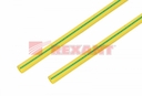 Термоусадка  10,0 / 5,0 мм, желто-зеленая (упак. 50 шт. по 1 м)  REXANT