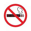 Курить запрещено 200х200 Rexant стоимость за 1шт ( в упаковке 5шт)