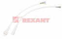 Соединительный кабель (4pin) герметичный (IP67) 4х0.35мм²  белый  REXANT