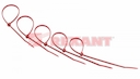 Стяжкa нейлонoвая 200 x 3,6 мм, красная (упак. 25 шт)  REXANT