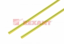 Термоусадка   4,0 / 2,0 мм, желто-зеленая (упак. 50 шт. по 1 м)  REXANT