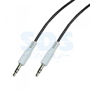 Аудио кабель AUX 3.5 мм гелевый 1M черный, 18-4080-9