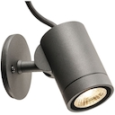 HELIA LED SPOT светильник накладной IP55 c LED 8Вт, 3000К, 480лм, 38°, с кабелем 3м, антрацит