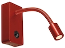 PIPOFLEX светильник накладной с выключателем и PowerLED 4Вт (4.6Вт), 3000К, 200лм, красный