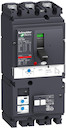 Автоматический выключатель VigiComPact NSX160B, 25 kA при 415 В пер.тока, расцепитель TM-D 80 A, с блоком Vigi MH, 3П3Т