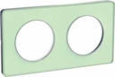 Touch, Рамка, 2 поста H/V71, алюминий и amp;amp; прозрачный зеленый