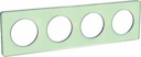 Touch, Рамка, 4 поста H/V71, алюминий и amp;amp; прозрачный зеленый