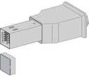 Canalis, feed unit for KBB, 40A, right mounting, DALI compatible