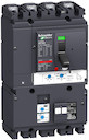 Автоматический выключатель VigiComPact NSX250B, 25 kA при 415 В пер.тока, расцепитель TM-D 125 A, с блоком Vigi MH, 4П3Т
