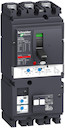 Автоматический выключатель VigiComPact NSX250B, 25 kA при 415 В пер.тока, расцепитель TM-D 125 A, с блоком Vigi MH, 3П3Т
