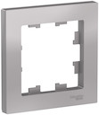 Рамка 1-постовая AtlasDesign (алюминий)