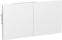 Розетка двойная AtlasDesign (16 А, в сборе, шторки, крышка, с/у, з/к, белая)