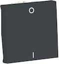 UNICA MODULAR выключатель двухполюс, 1-клавиш, сх. 2, 16 AX, 250 В, 2 мод АНТРАЦ