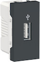 UNICA MODULAR USB-КОННЕКТОР, 1 модуль, антрацит