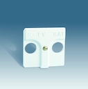 Крышка розетки телевизионной 27 Play (R/TV+SAT, белая)