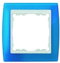 Рамка 2-постовая Simon 82 (полупрозрачная, синяя)