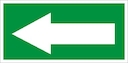 СТ Пиктограмма для аварийного светильника наклейка Путь эвакуации ПЭУ 003 Указательная стрелка (200х200) РС-M /комплект, 2шт./ MIZAR SI