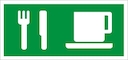 СТ ПИУ 002 Пиктограмма "Ресторан/кафе" для аварийного светильника (210х95)