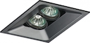 СТ ZIP G250 Светильник потолочный встраиваемый направл.света, черный литой алюминий