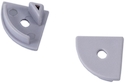 PROFILE S02 end caps with hole (set of 2 pcs)