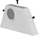 Крышка торцевая (1 шт) с гермовводом с набором креплений для светильников серии МАРКЕТ
