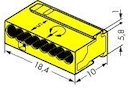 Клемма МИКРО;8-проводная;желтый; D 0