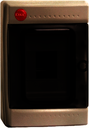 ДКС 85604 Щиток настен. с дверцей, 4 мод.,IP65, серый DKC