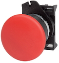 Кнопка грибовидная с фиксацией, красная Ø 40 DKC