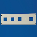 Секционная панель, для модулей, 48 (2x24) модулей, В=400мм, Ш=600мм DKC