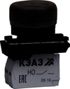 Кнопка КМЕ 4220м 2но+0нз цилиндр IP65 черн.