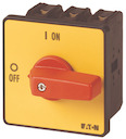 Выключатель нагрузки 3P+N 63А перед. креп. P3-100/E-RT/N красн. ручка EATON 007280