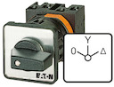 Переключатель звезда-треугольник 3п Ie=12А FS- Y-D-0 45град. 48х48мм перед. креп. в отверстие 22мм T0-4-8410/EZ EATON 053080