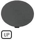 Шильдик кнопочный грибовидный "УП" M22-XDP-S-GB3 черн. EATON 218286