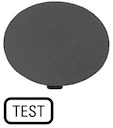 Шильдик кнопочный грибовидный "TEST" M22-XDP-S-GB9 черн. EATON 218288