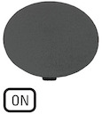 Шильдик кнопочный грибовидный "ON" M22-XDP-S-GB6 черн. EATON 218290