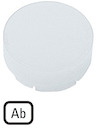 Линза для кнопок M22-XDLH-W-D4 с подсветкой выступающая "AB" бел. EATON 218361