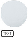 Линза для кнопок M22-XDLH-W-GB9 с подсветкой выступающая "TEST" бел. EATON 218376