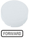Линза для кнопок M22-XDLH-W-GB15 с подсветкой выступающая "FORWARD" бел. EATON 218380