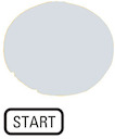 Линза в кнопки M22-XDL-W-GB1 с подсветкой плоская "START" бел. EATON 218329