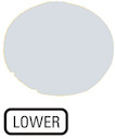 Линза в кнопки M22-XDL-W-GB18 с подсветкой плоская нижняя бел. EATON 218340