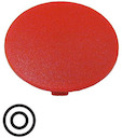 Шильдик кнопочный грибовидный "0" M22-XDP-R-X0 красн. EATON 218157