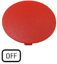 Шильдик кнопочный грибовидный "OFF" M22-XDP-R-GB5 красн. EATON 218289
