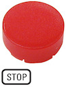 Линза для кнопок M22-XDLH-R-GB0 с подсветкой выступающая "СТОП" красн. EATON 218369