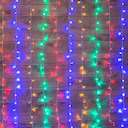 Гирлянда "Светодиодный Дождь" 2х3 м свечение с динамикой LED мультиколор 230В провод прозр. Neon-Night 235-069
