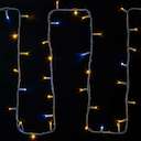Гирлянда модульная "Дюраплей LED" 20м 200LED мерцающий "Flashing" (каждый 5-й диод) жел. провод бел. каучук Neon-Night 315-181
