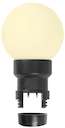 Лампа светодиодная 6LED шар с патроном для белт-лайта тепл. бел. d45 бел. мат. колба Neon-Night 405-146