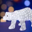 Фигура светодиодная акриловая "Белый медведь" 81х41х45см 270LED бел. IP44 понижающий трансформатор Neon-Night 513-248