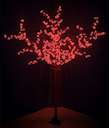 Дерево светодиодное "Сакура" 2.4м диаметр кроны 1.72м красн. IP44 понижающий трансформатор Neon-Night 531-322